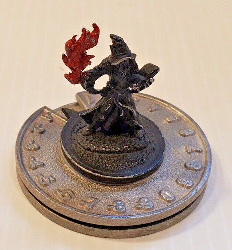 Mage Life Counter Reaper Metal w/ Flame 1995 MTG TCG CCG Magic the Gathering