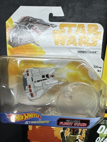 Hot Wheels 2019 Star Wars Real Riders 1:64 Diecast Set of 5 PLUS Snowspeeder - Picture 2 of 7