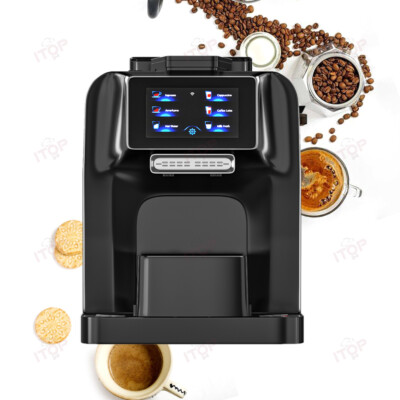 1.5L Automatic Coffee Machine 19bar Espresso Maker 1480W Built-in Refrigerator
