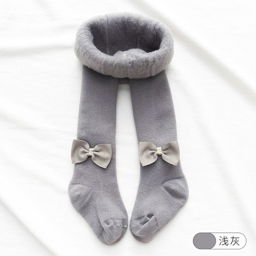 Baby Girl BOW TIGHTS Spanish Style Cotton Tights Winter Warm Thick 1 - 10 Years - Picture 38 of 54