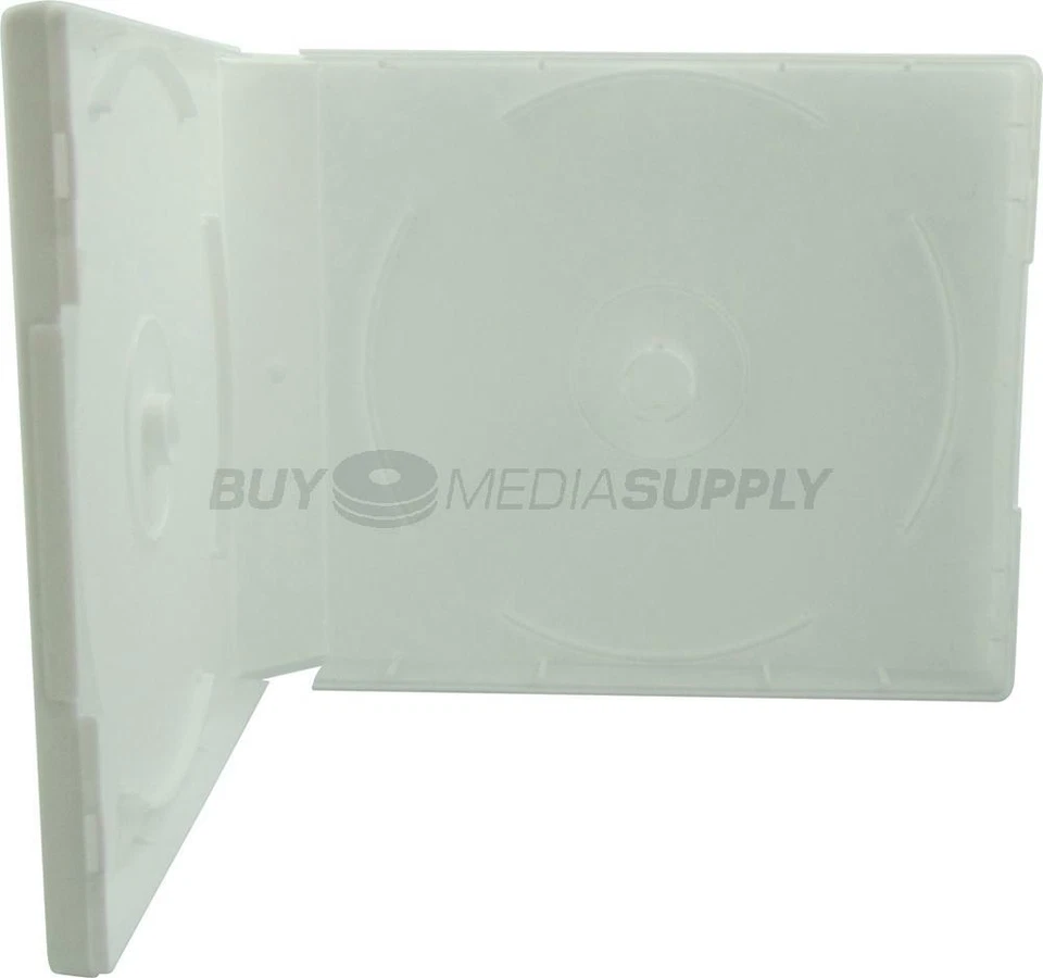 26mm White 16 Discs CD/DVD Poly Box Lot - Image 3 of 4