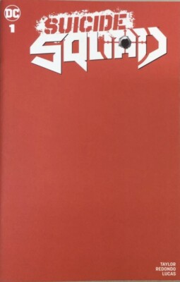 SUICIDE SQUAD 1 RED BLANK VARIANT NM | eBay