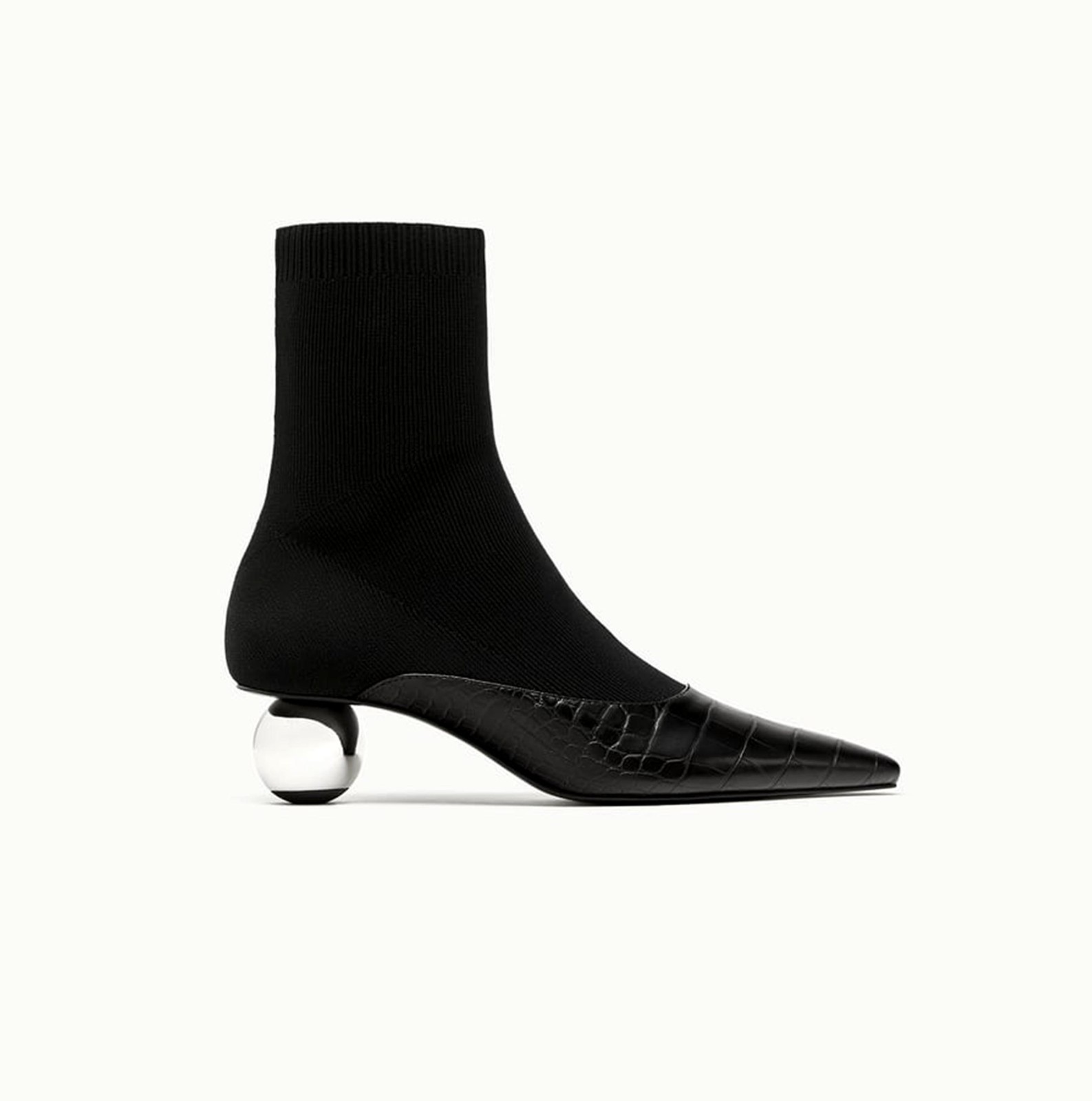 ZARA BLACK STRETCHED ROUNDED ROUNDED ROUNDED HEEL ANKLE BOOTS MID HEEL SIZE 5 UK 38 EU 7.5 US ba3d7a ZARA BLACK STRETCHED ROUNDED ROUNDED ROUNDED HEEL ANKLE BOOTS MID HEEL SIZE 5 UK 38 EU 7.5 US ba3d7a