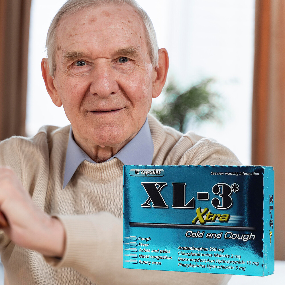 XL3 Xtra Cold Medicine. Relief for Cold, flu, Fever, Aches and Pains