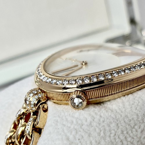 Breguet Reine de Naples 35 mm Ladies 18k Rose Gold Diamond Mother of Pearl Watch - Picture 10 of 14