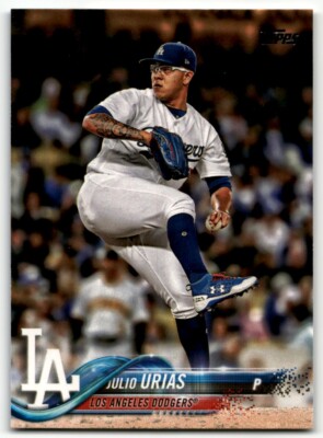 2018 Topps Baseball Series One Julio Urias #124 Los Angeles