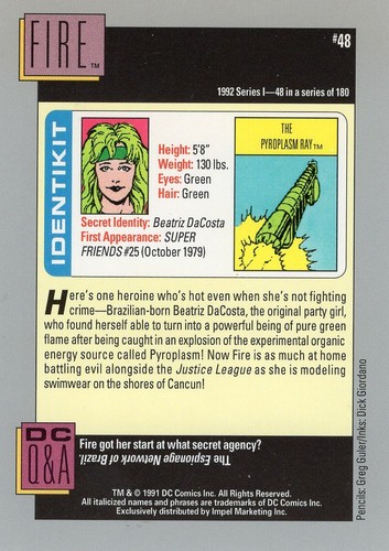 1991 DC Comics Impel Cosmic Cards Single Cards, You Pick, Finish your set! - Picture 95 of 351