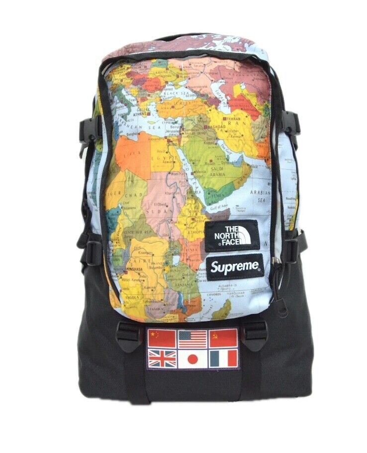 SUPER RARE Supreme SS14 The North Face Expedition Map SUPER RARE Supreme SS14 The North Face Expedition Map