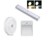 PIR Motion Sensor Wireless LED Night Lights Battery Light Cabinet Stair Lamp DIY