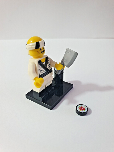 Minifiguras Lego Sushi Chef 71019 The Lego Ninjago Movie Series Mini Figura - Imagen 4 de 6