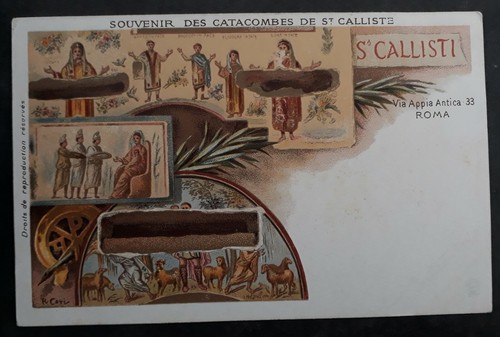 Undated Italy Postcard-Via Appia Antica, Rome Unused  - Bild 1 von 2