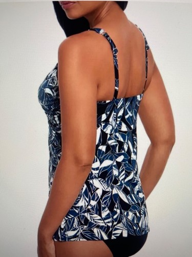 NEW with TAGS MIRACLESUIT SILVER & GRAY SHIMMER SHADOWS SZ 12/36DD TANKINI SET - Picture 2 of 12