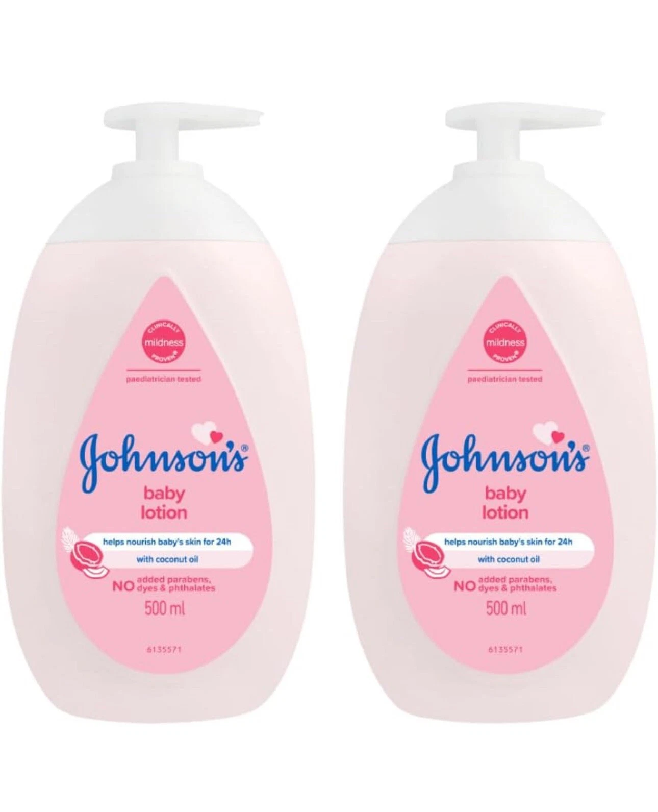 Johnson's Baby Lotion 500 ml (Pack of 2) free shipping world
Opens in a new window or tab