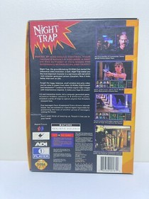 Night Trap (Sega 32X CD, 1994) REG Card 2 Discs Manual Tested