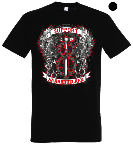Hells Angels Support 81, Big Red Machine "HAMMER" 81 Saarbruecken, New S-5XL
