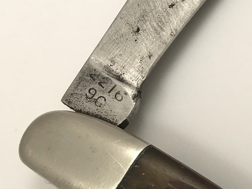 Cattaraugus Serpentine Pen Knife BONE 2216 9C Little Valley Vintage 10934-NX - Picture 8 of 10