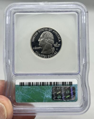 2001-S Silver Proof Vermont Quarter ICG PR-70 DCAM A Perfect Deep Cameo Proof - Picture 3 of 4