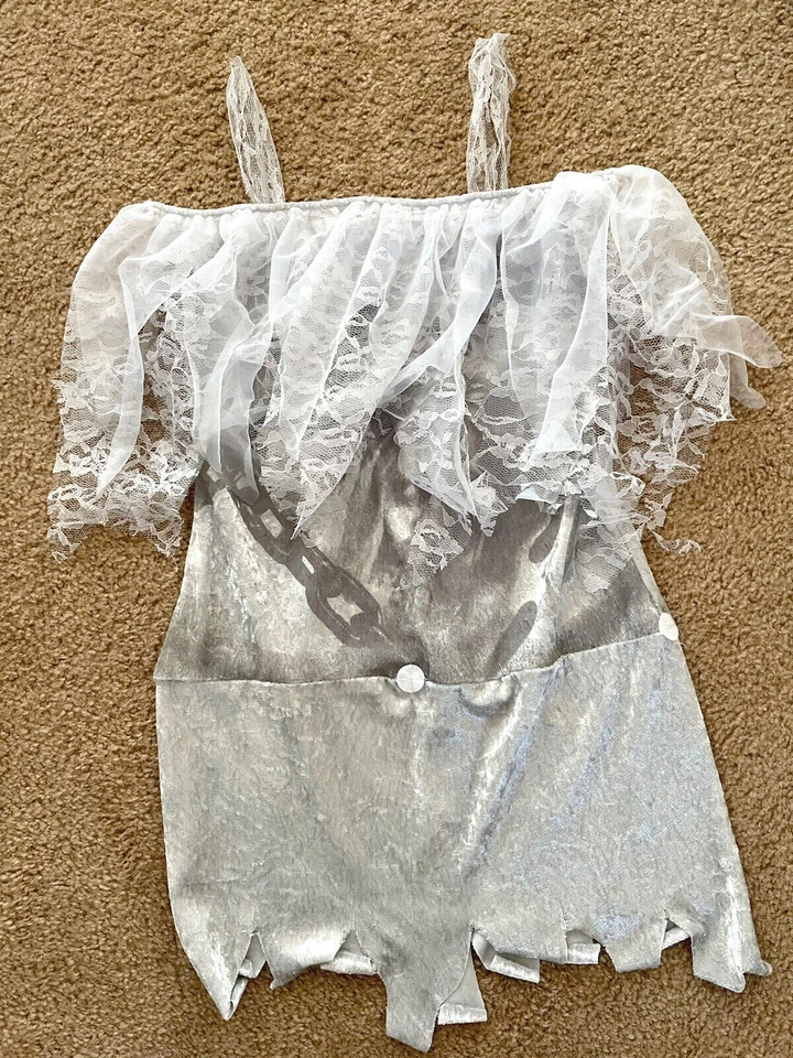 Ghostly Spirit Ghost Bride Costume Child Large - Image 4 of 4
