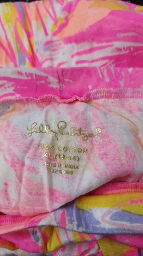 Lilly Pulitzer Girls Rebekah High Low Skirt Ruffle Cotton XL 12-14 Years 228592 - Picture 5 of 5