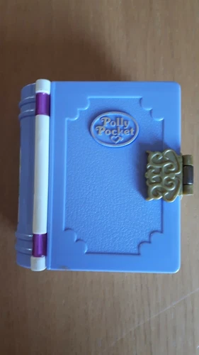 Vintage polly pocket sparkle snowland enchanted story book compact 1995 VGC