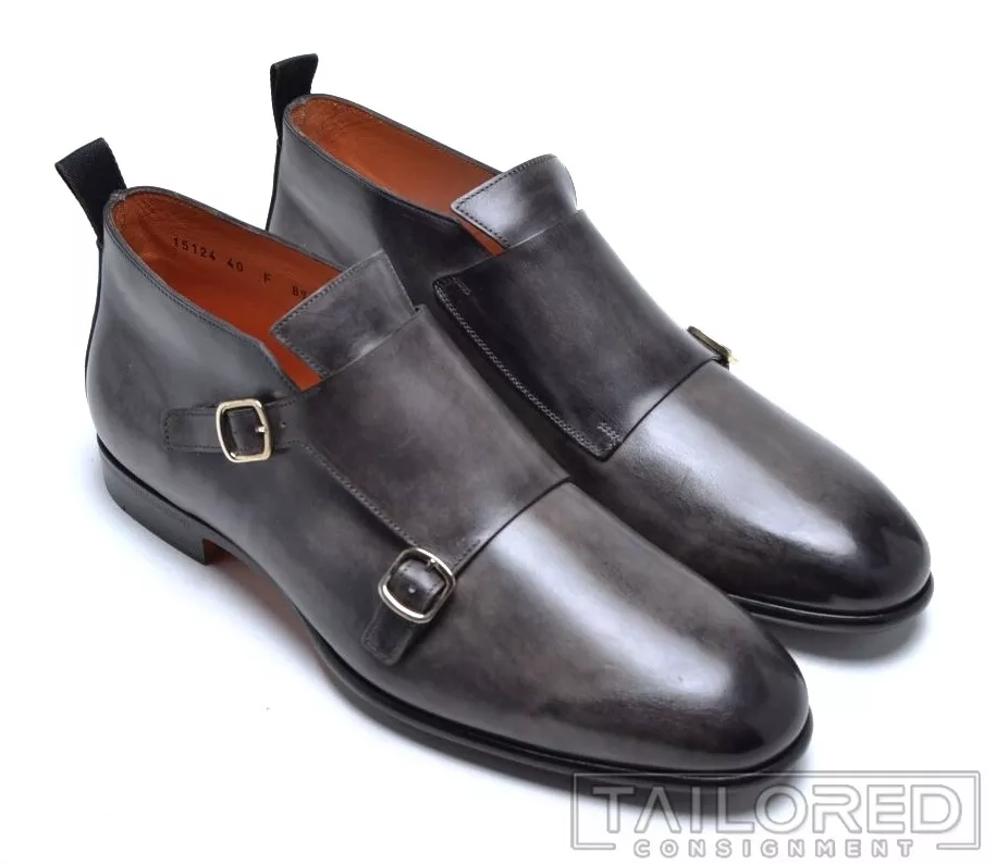 Santoni double sales monk sale