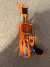 2009 Nerf Dart Tag Furyfire Orange Blaster Pump Action Gun