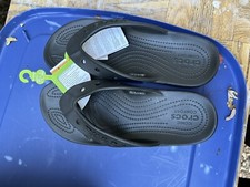 New Crocs Baya II Flip Flops Waterproof Shower Shoes Sz M9 W11 208192-001