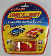 Majorette Sonic Flashers Die-Cast Porsche Racing Shell Car 2318 Vtg 1980s
