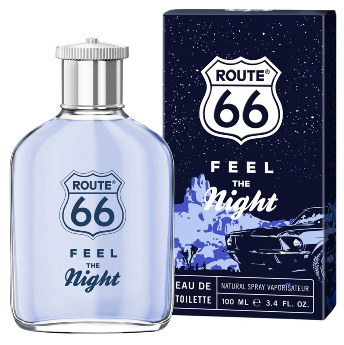 ✓ Route 66 Feel the Night Parfum Eau de Toilette EdT 100ml