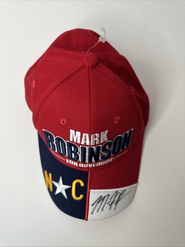 Mark Robinson For Governor signierte Mütze. NC The MAGA Mall Mütze verstellbar. - Bild 7 von 9