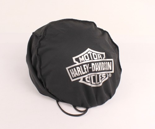 Harley Davidson Spoiler Gloss Black Hybrid Half Helmet Size L 59-60cm W/Bag Read - Picture 19 of 19