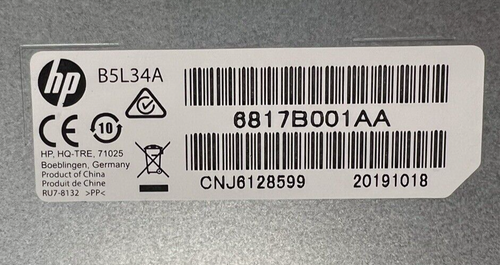 HP 550-Sheet Paper Tray Feeder B5L34A for Color LaserJet M552 M553 M577 M578 - Picture 6 of 6