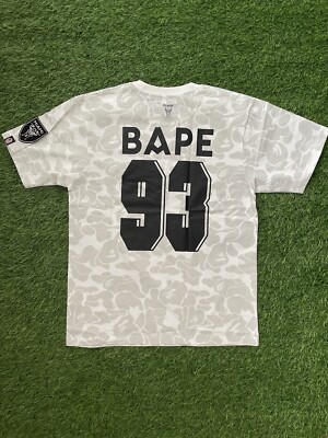 Size Medium | BAPE x Inter Miami CF Camo Tee White | ON HAND