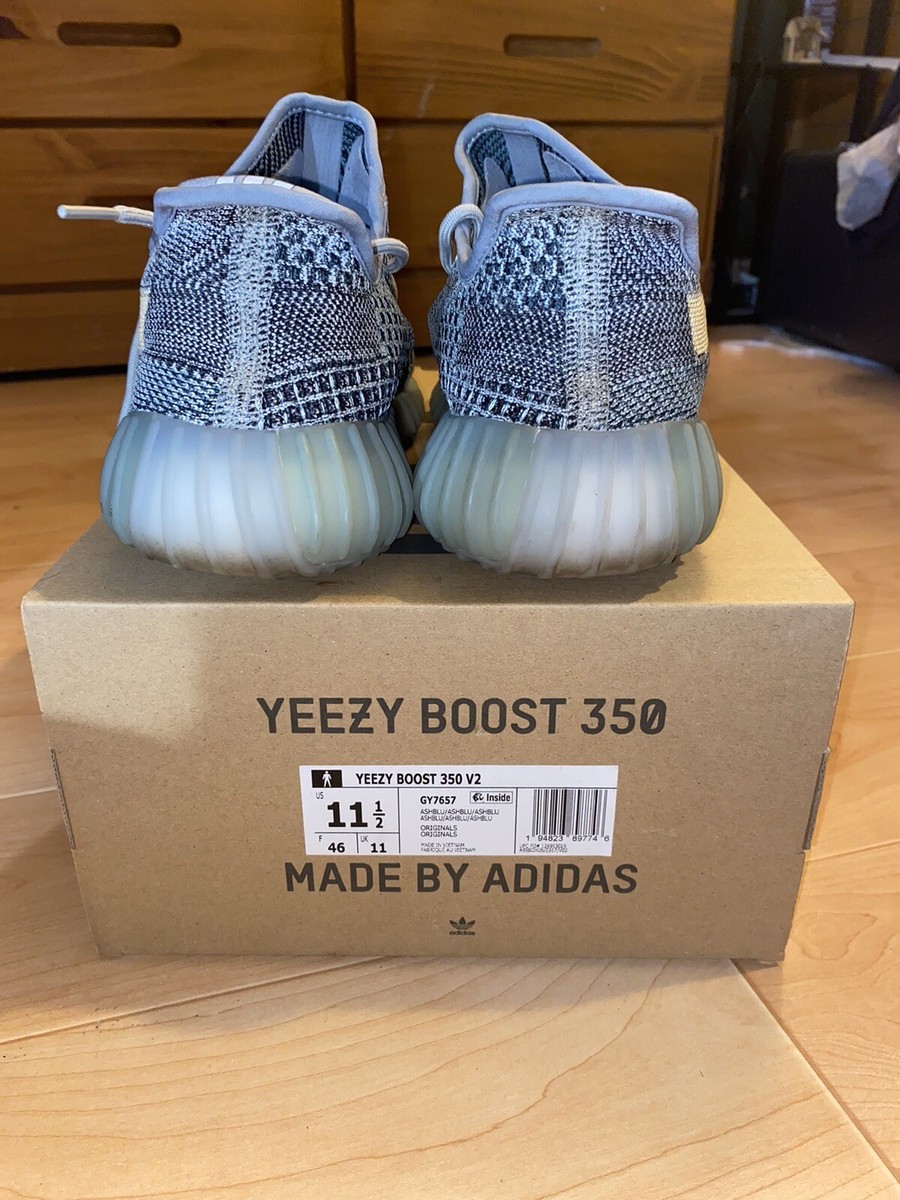 Size adidas Yeezy Boost 350 V2 Ash Blue 194823897746|