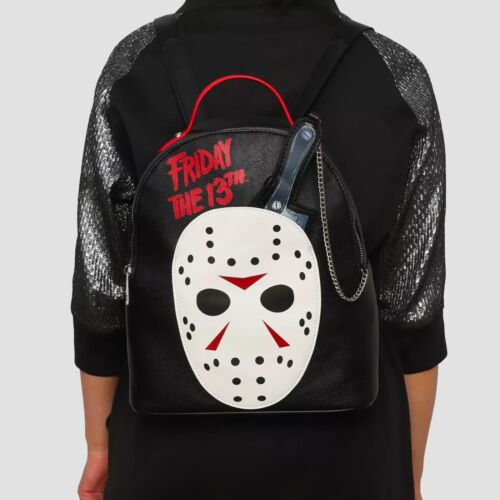 Mini mochila y bolso de monedas Jason Voorhees con máscara y cuchilla (Viernes 13) - Imagen 2 de 6