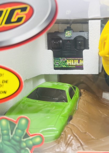 MINT NEW 2002 MARVEL INCREDIBLE HULK TYCO RC MONSTER JAM TRUCK MATTEL WHEELS MIB - Picture 12 of 24