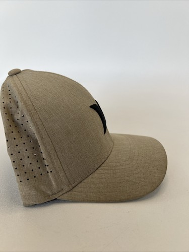 Sombrero gorra para hombre Hurley Phantom Resist Flexfit H 2O -Dri - beige con logotipo negro - Imagen 5 de 10