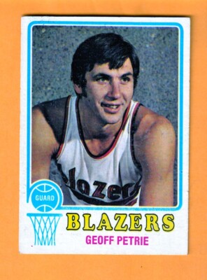 Geoff Petrie Portland Trail Blazers 1973-74 Topps #175 Princeton Tigers