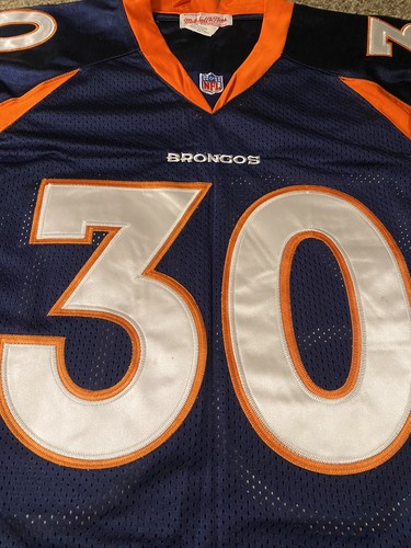 Denver Broncos Throwbacks Stitched Football Jersey #30 Terrell Davis - Picture 3 of 6