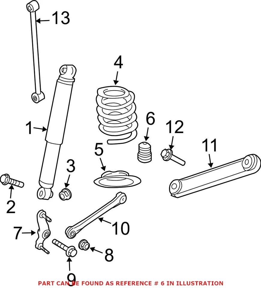 Оригинальный бампер рычаг управления задней подвеской от оригинального производителя для Chrysler Aspen Dodge Durango - Изображение 2 из 3