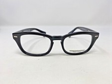 Spectacle Retro Eyeglasses Frame Malcolm 306 50-19-145 Black Full Rim PH78