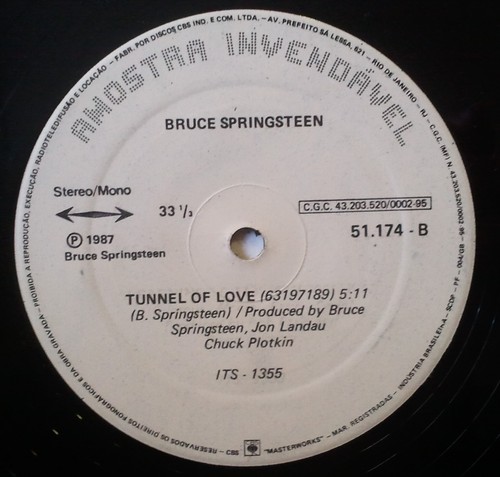 Bruce Springsteen Brilliant Disguise / Tunne Of Love Maxisingle 12 " Brazil - Picture 3 of 3