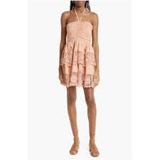 NWT ULLA JOHNSON Savannah Mini Dress Azalea Size 10