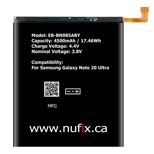 Kit de remplacement de batterie pour Samsung Note 20 Ultra EB-BN985ABY - Photo 3 sur 7