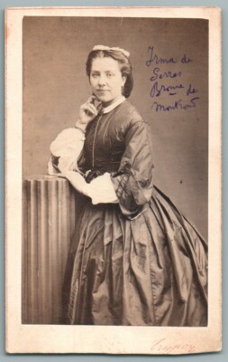CDV 1865 Baronne Serres Monteil family Marquis Varennes guillotined revolution