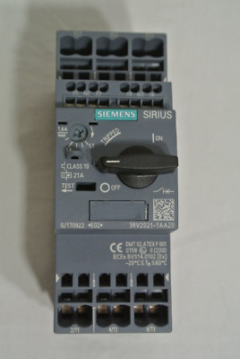 Siemens Sirius 3RV2021-1AA20 Motor Protection Circuit Breaker Switch