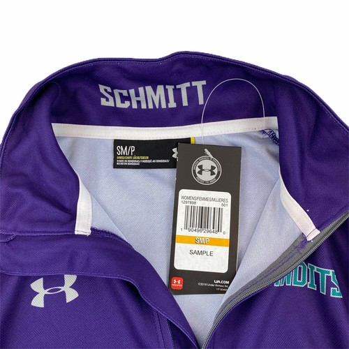 Under Armour Women’s Heatgear 1/4 Zip Bandits #5 Pullover Purple Sz S NWT - Picture 4 of 6