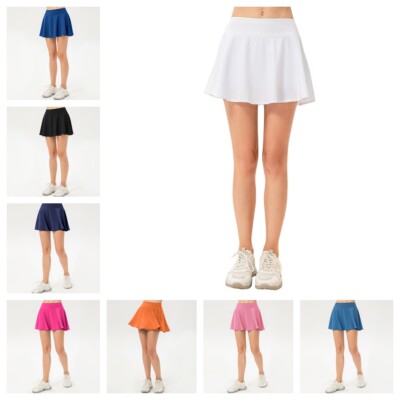Damen Sport Shorts Rock Schnelltrocknend Laufen Fitness Yoga Tennis Stretch Hose