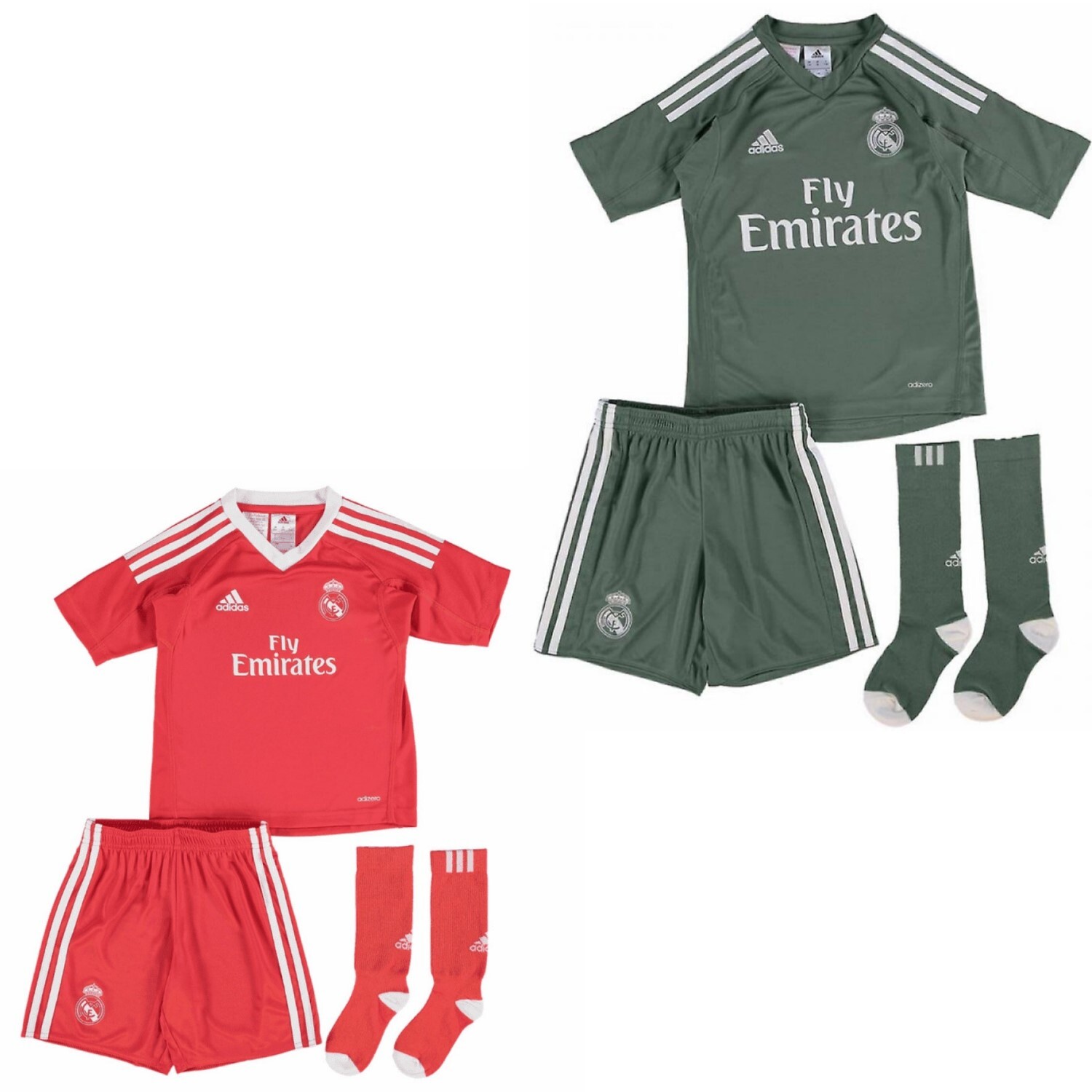детский костюм-трико adidas Real Madrid Kinder Jungen с короткими рукавами и мини-комплектом Torwart Mini