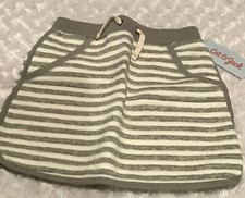 cat  jack striped comfy skirt size S 6/6X NWT BIN AG 